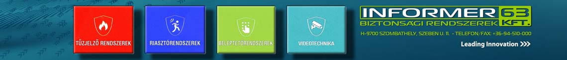 Tűzjelző és biztonsági rendszerek – INFORMER 63 Kft.